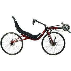 crank-propelled recumbent bicycle