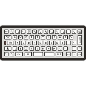 keyboard with numeric keypad 1