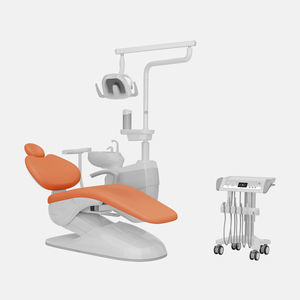 dental unit with adjustable headrest