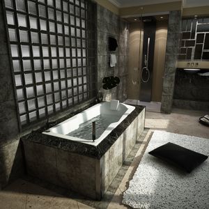 single-seater balneotherapy bathtub