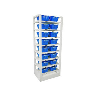 medication basket rack