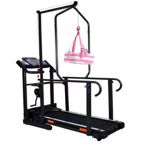 treadmill with handrails