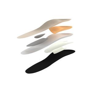orthopedic insole with heel pad