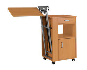 bedside table with over-bed table 1