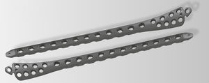 tibia compression plate / distal / mid-shaft