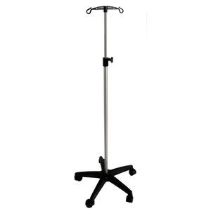 IV pole on casters