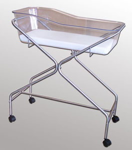 hospital bassinet on casters