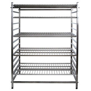 stainless steel shelving unit