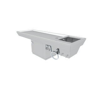 mortuary washing autopsy table