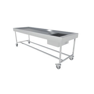 mortuary washing autopsy table