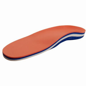 orthopedic insole with plantar pad