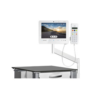 desk monitor support arm / for infotainment terminals