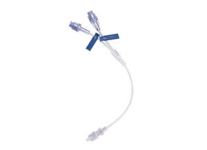 two-way infusion extension line
