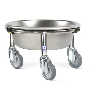 trolley-mounted surgical basin stand