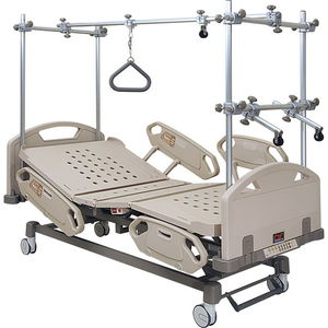 medical bed / electric / height-adjustable / on casters