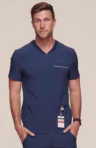 men's scrub top