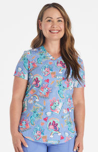 women's scrub top