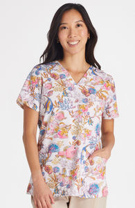 women's scrub top