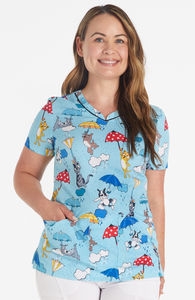 women's scrub top