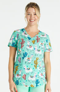 women's scrub top