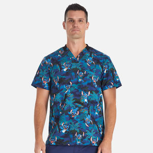men's scrub top