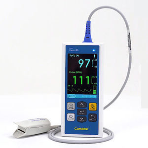 Close Up Handheld Pulse Oximeter Medical Instruments Used To Monitoring  Blood Oxygen in Patients in Emergency Room in Hospital. Stock Image - Image  of watch, blood: 203846429