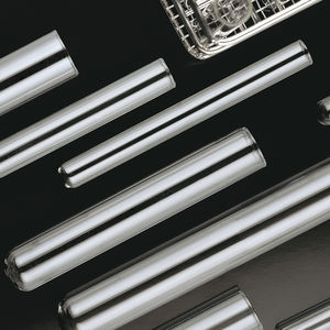 laboratory test tube / round bottom / glass
