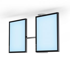 ceiling-mounted monitor support arm