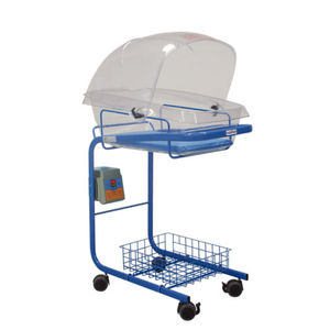 hospital bassinet on casters / transparent