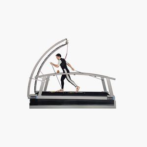 treadmill with handrails