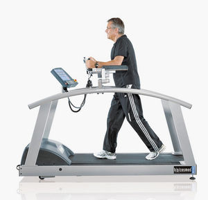 treadmill ergometer with underarm bars