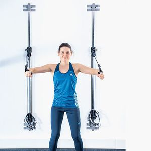 crossover exercise pulley