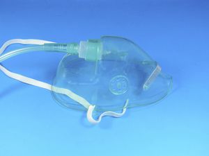 PVC oxygen mask