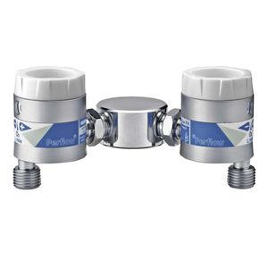 oxygen flow meter / air / plug-in type / double