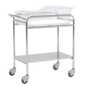 hospital bassinet on casters