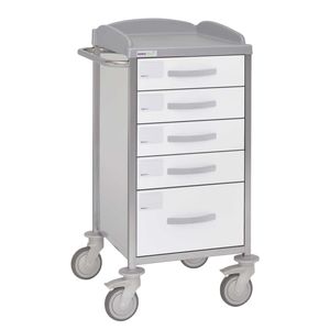 3 tiers Utility Service cart Medical cart with drawers White (Europe s