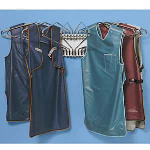 wall-mounted X-ray apron rack