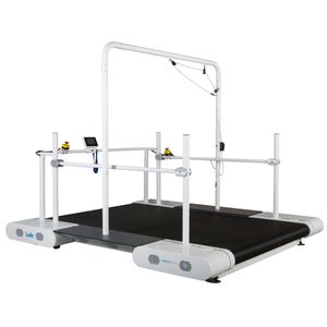 treadmill with handrails