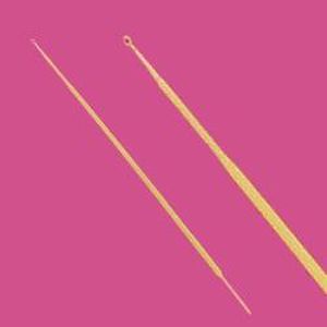 sterilized with disposable needle inoculating loop