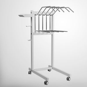 mobile X-ray apron rack