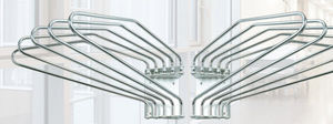 wall-mounted X-ray apron rack