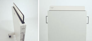 X-ray radiation shielding screen / mobile / with window