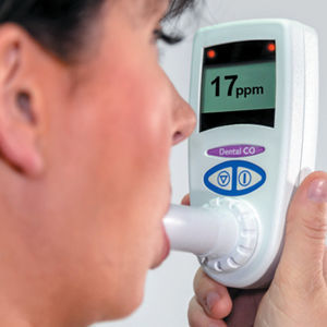 carbon monoxide breathing monitor