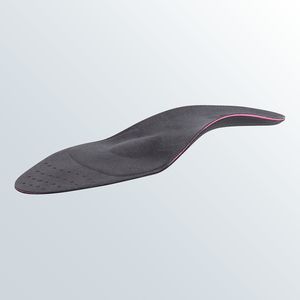 orthopedic insole with longitudinal arch pad