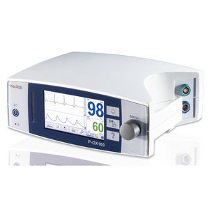 tabletop pulse oximeter / with ECG monitor / with separate sensor