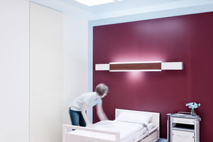 wall-mounted bed head unit