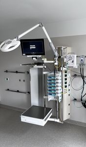 wall-mounted bed head unit