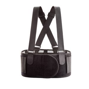 Lumbar support belt - 6711 - Mueller Sports Medicine - adult / semi-rigid /  black