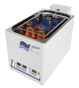 orbital laboratory shaker / digital / benchtop / with bain-marie