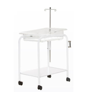 hospital bassinet on casters